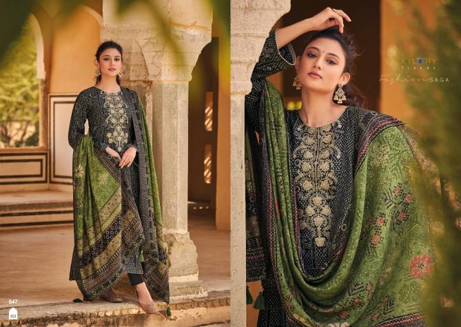 Kilory Silk Of Bandhej 541-548  Designer Salwar Suits Catalog